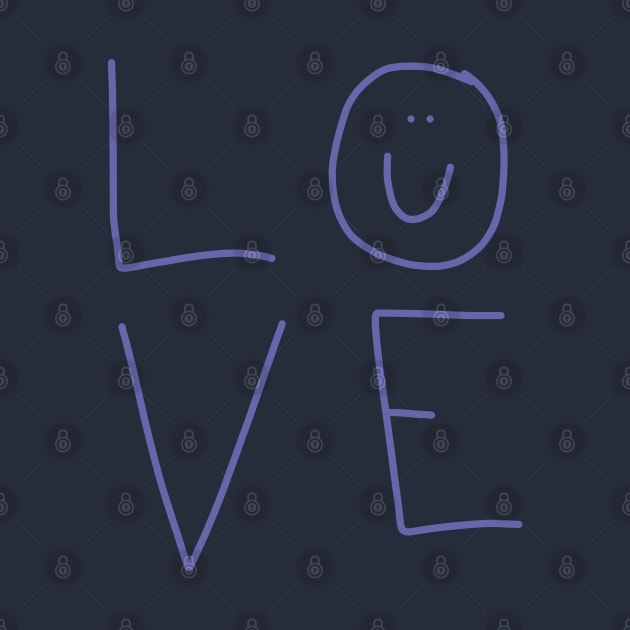 Love with a Smiley Face by ellenhenryart