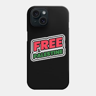 Free Palestine Save Palestine Ceasefire Now Phone Case