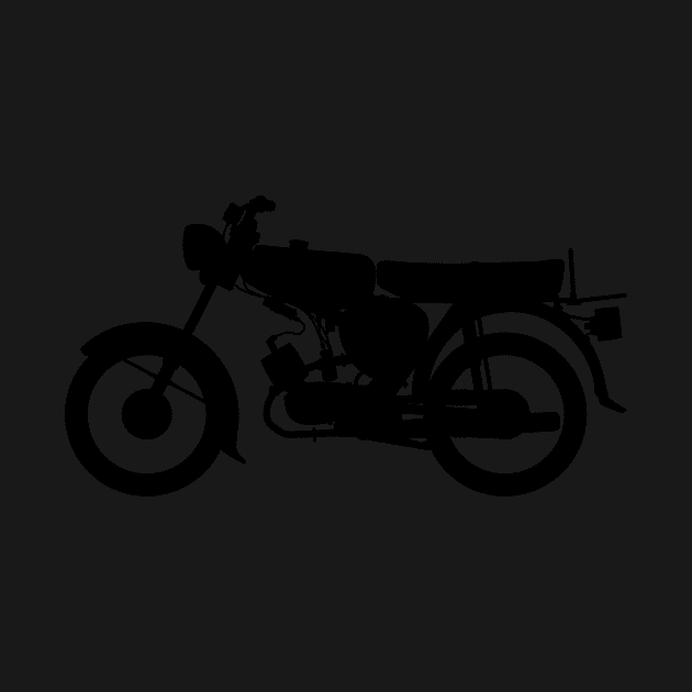 Simson S50 Silhouette (banana tank) by GetThatCar