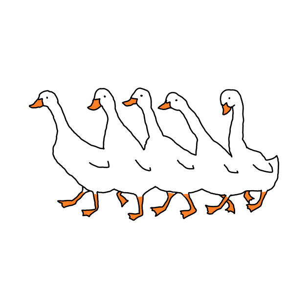 Geese by microslug