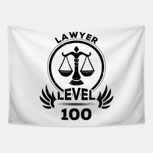 Level 100 Lawyer Gift For Lawyer Tapestry