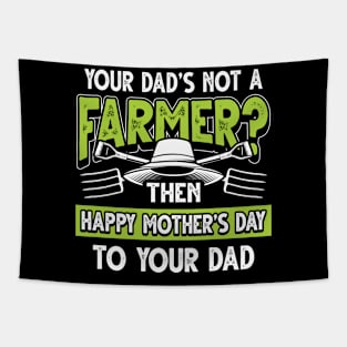 Funny Saying Farmer Dad Father's Day Gift Tapestry