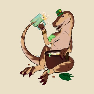 HoliDinos St. Patrick’s Day: Muddled Megalosaurus T-Shirt