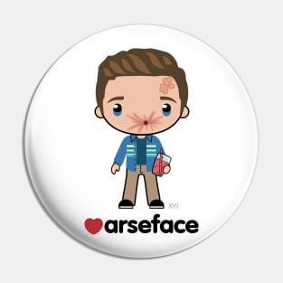 Love Arseface - Preacher Pin