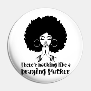 Praying Mother, Afro Woman, African American Woman Pin