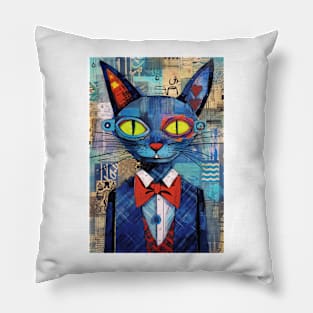 Abstract Cat 6 Pillow