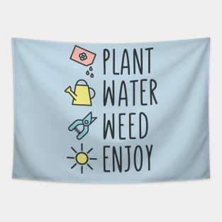 Plant Water Weed Enjoy Gardening Tapestry