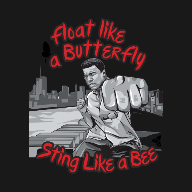 Mohammad Ali - Float like a butterfly, sting like a bee by Sport Siberia