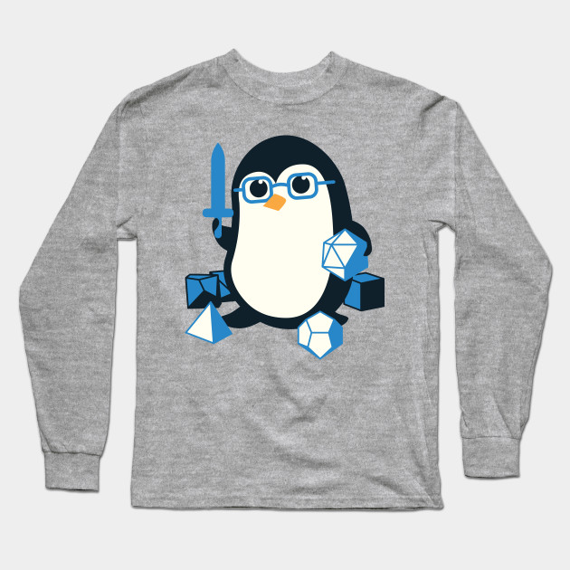 Cute Nerdy Penguin Baby Penguins Long Sleeve T Shirt Teepublic