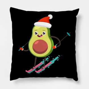 Christmas Avocado Ski Pillow