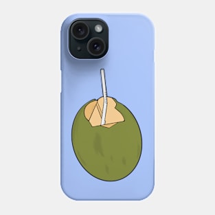 Coconut water for hot days Phone Case