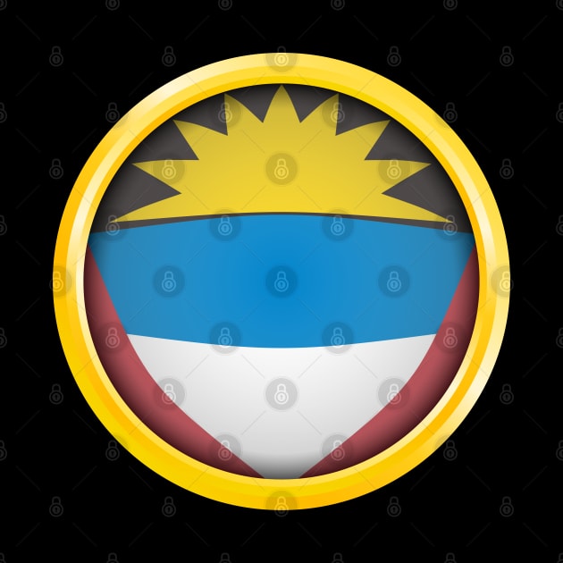 Country Flag of Antigua and Barbuda by BADAISENJA