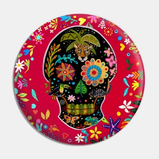 Amazonia Skull Pin