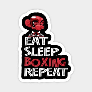 Eat Sleep Boxing Repeat Shirt Gifts for Boys and Men Magnet