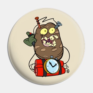 Potato Suicide Bomber Pin