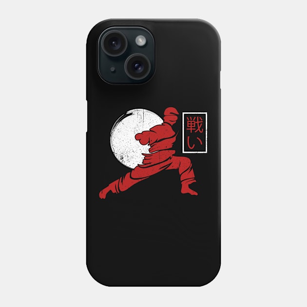 Karate Fighter Karate Pose Karate Kick Phone Case by MzumO