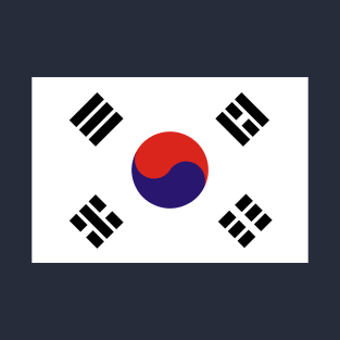 South Korea Flag Minimalist T-Shirt