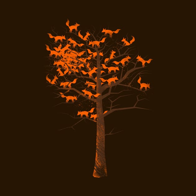 Blazing Fox Tree by 38Sunsets