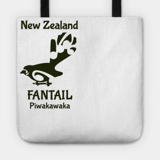 FANTAIL New Zealand /Aotearoa native bird Tote