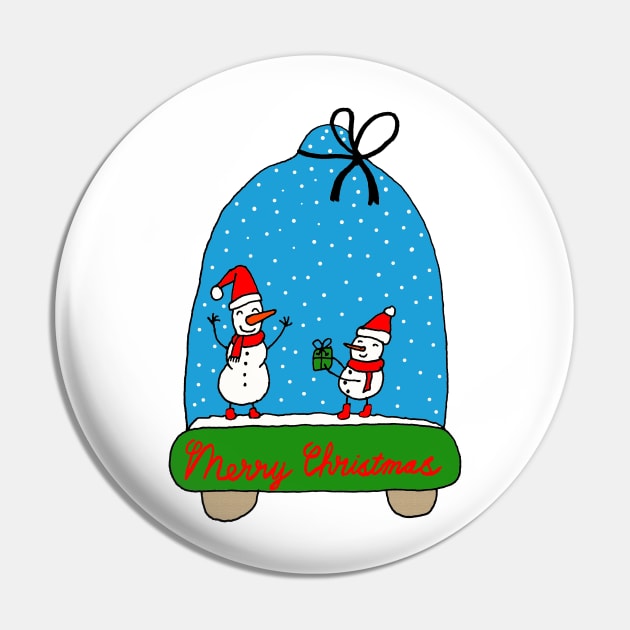 Snowman Dome Pin by jhsells98