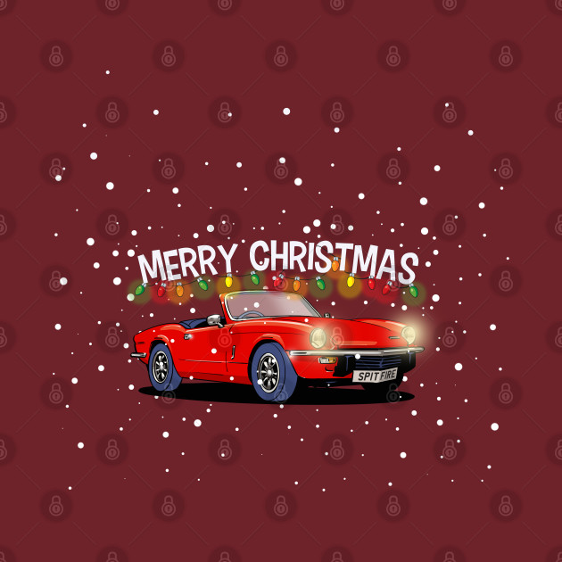 Triumph Spitfire Christmas by Webazoot