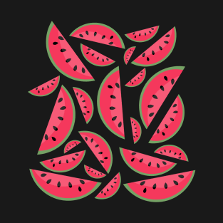 Juicy Watermelon Pattern T-Shirt