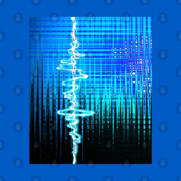 Sound Wave Blue by Astrablink7