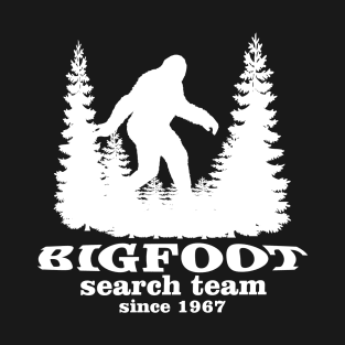 Bigfoot Search Team and Sasquatch T Shirts T-Shirt