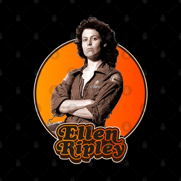 Retro Ellen Ripley Alien Tribute by darklordpug