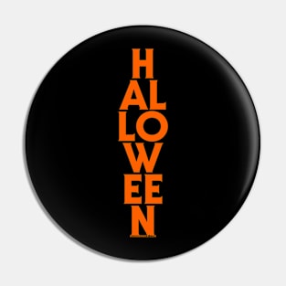 Halloween (stacked) Pin