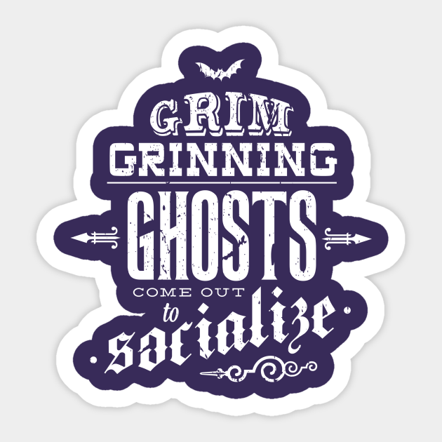 Discover Grim Grinning Ghosts - Disney - Sticker