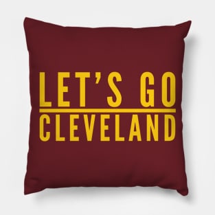 Let's Go Cleveland Pillow