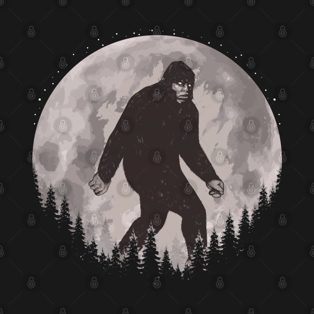 Bigfoot Moon by Tesszero