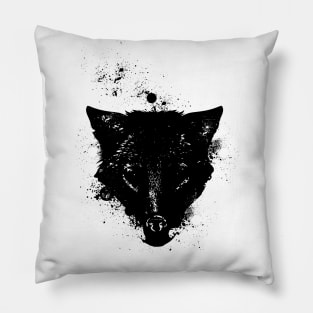 Inked Coyote Pillow