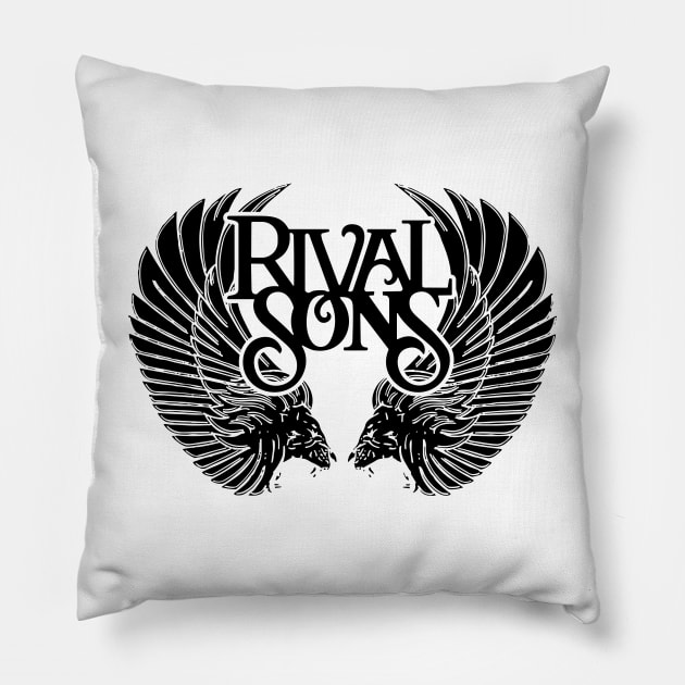 Lion Rival White Pillow by Arestration