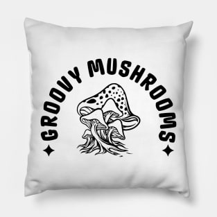 Groovy Mushrooms Pillow