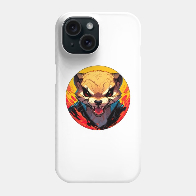 Akashi the Ferret Phone Case by obstinator