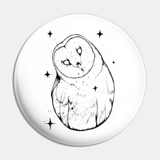 Starry Owl Pin