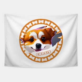 Cute Corgis Tapestry