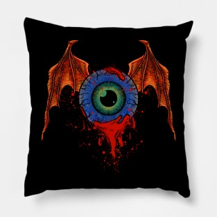 Eyeball bat wings Pillow