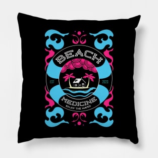 BEACH MEDICINE enjoy the waves Re:Color 4 Pillow