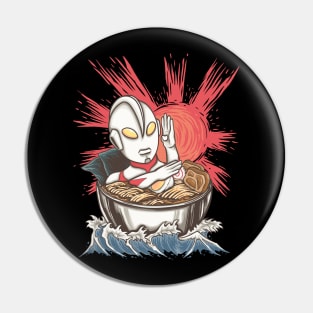 ultraman ramen Pin