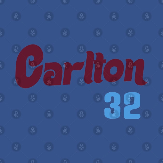 Carlton 32, Philadelphia Baseball by FanSwagUnltd