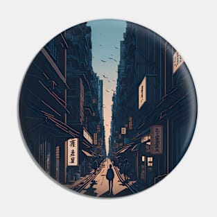 Japan Tokyo streets Pin