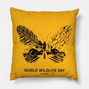 World Wildlife Day poster - 3 March Pillow