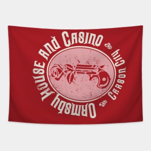 Retro Vintage Ormsby House Casino Tapestry