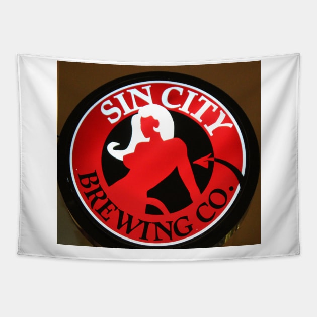 Sin City Brewing Tapestry by Cynthia48
