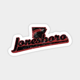 Jonesboro Retro Swash (Red) Magnet