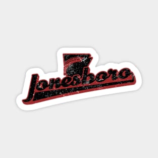 Jonesboro Retro Swash (Red) Magnet