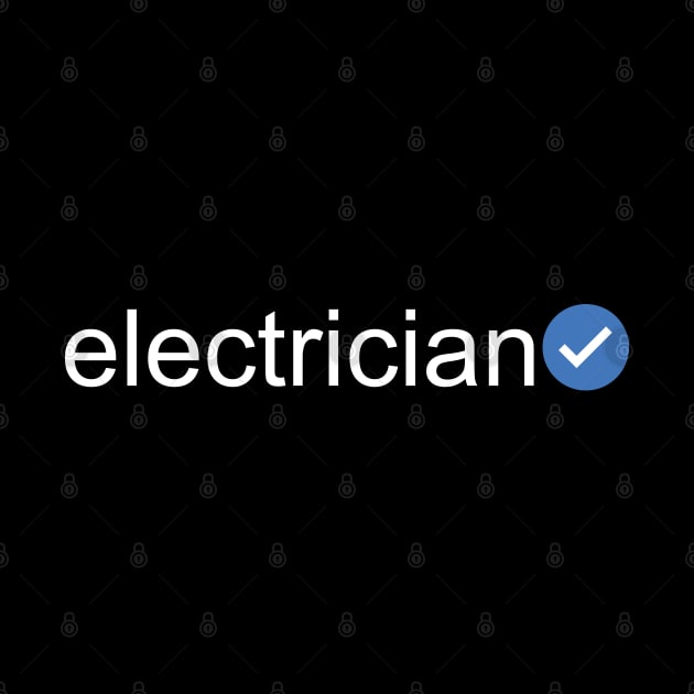 Verified Electrician (White Text) by inotyler